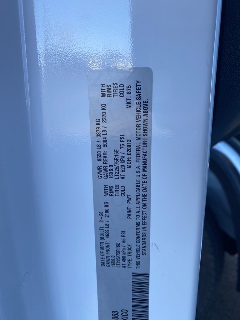 New 2026 RAM ProMaster 1500 image 35