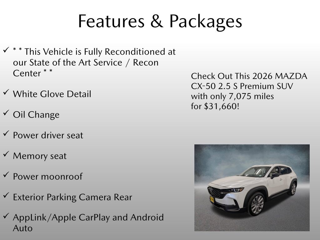 Used 2026 MAZDA CX-50 AWD 2.5 S w/ Cargo Package image 4