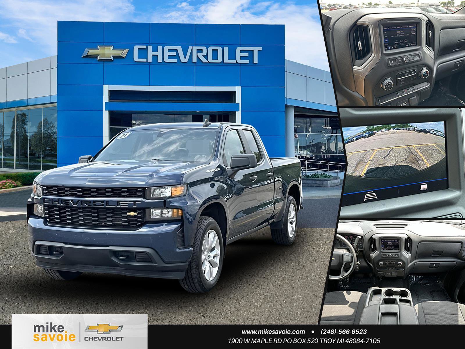Certified 2021 Chevrolet Silverado 1500 Custom image 1