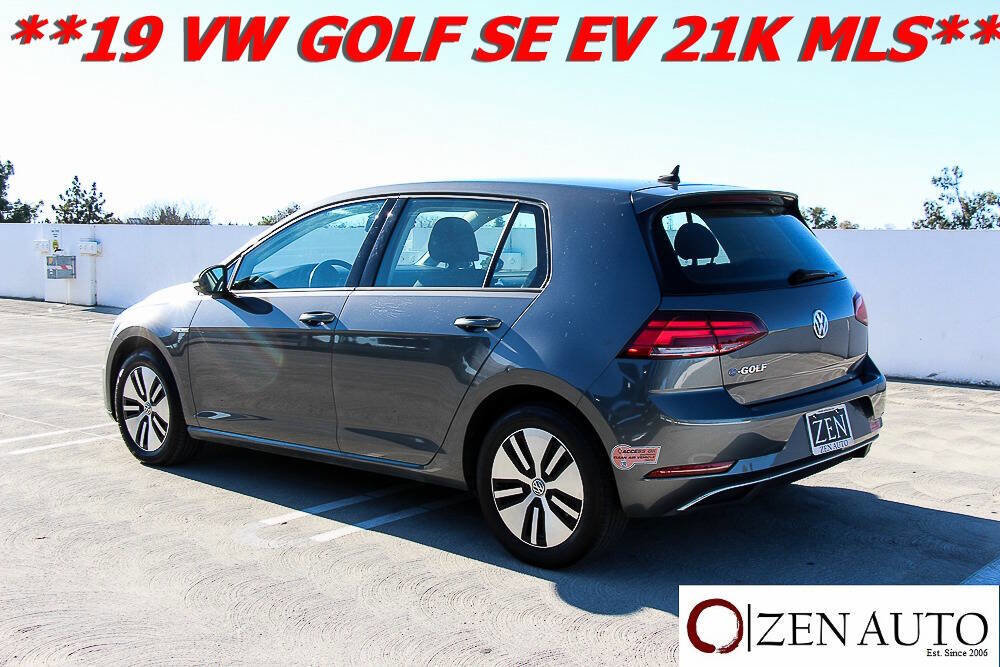Used 2019 Volkswagen e-Golf SE w/ Driver Assistance Package image 6