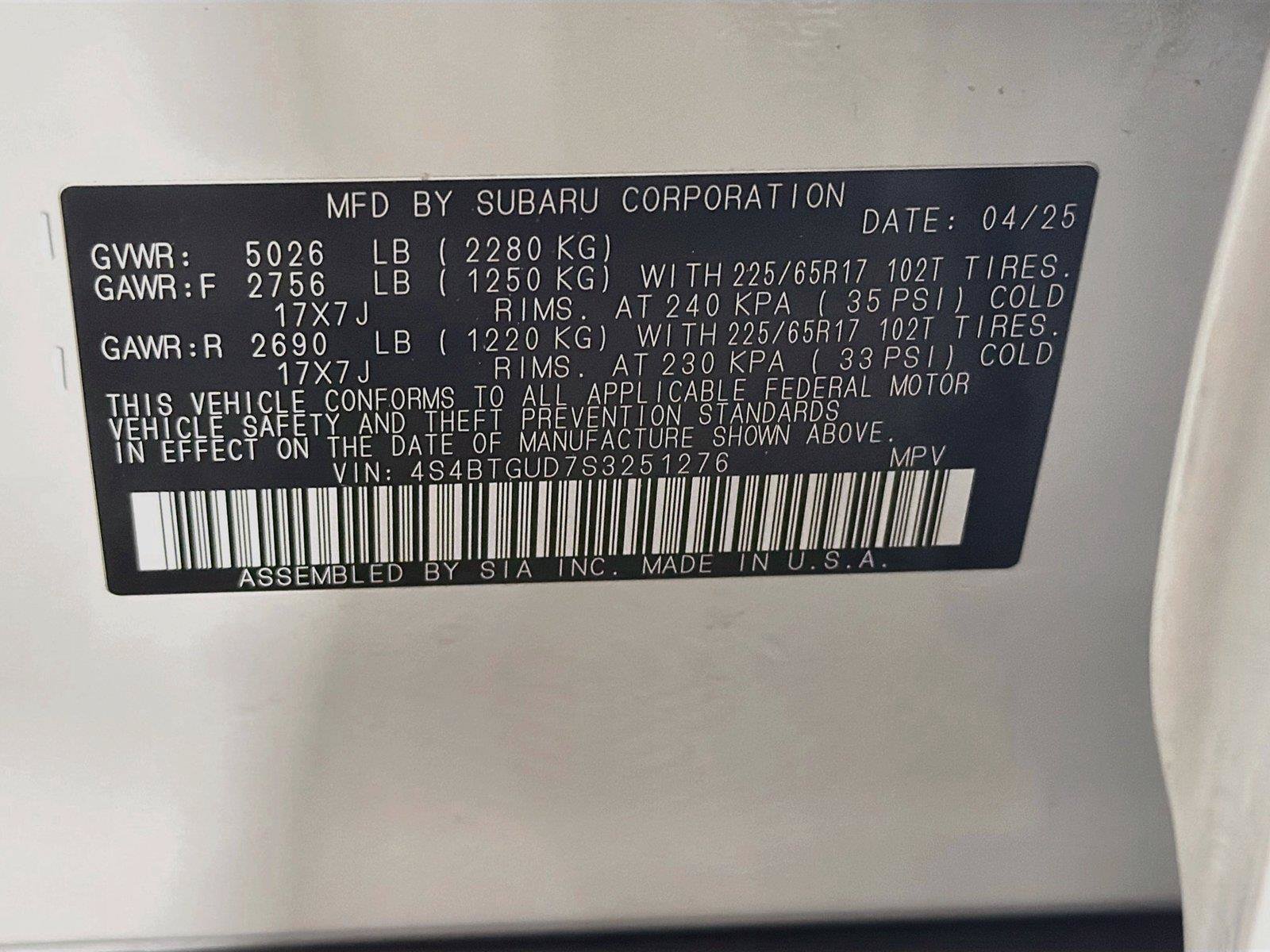 Used 2025 Subaru Outback Wilderness AWD/4WD image 40