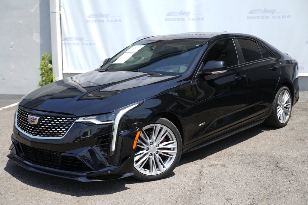 Used 2021 Cadillac CT4 V w/ Technology Package AWD/4WD image 2