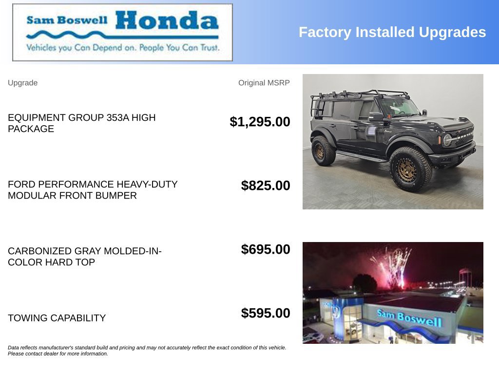 Used 2022 Ford Bronco Wildtrak AWD/4WD image 4