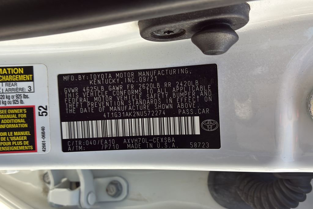 Used 2022 Toyota Camry SE image 31
