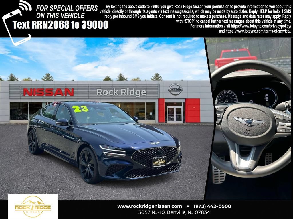 Used 2023 Genesis G70 2.0T w/ Sport Prestige Package AWD/4WD video 1