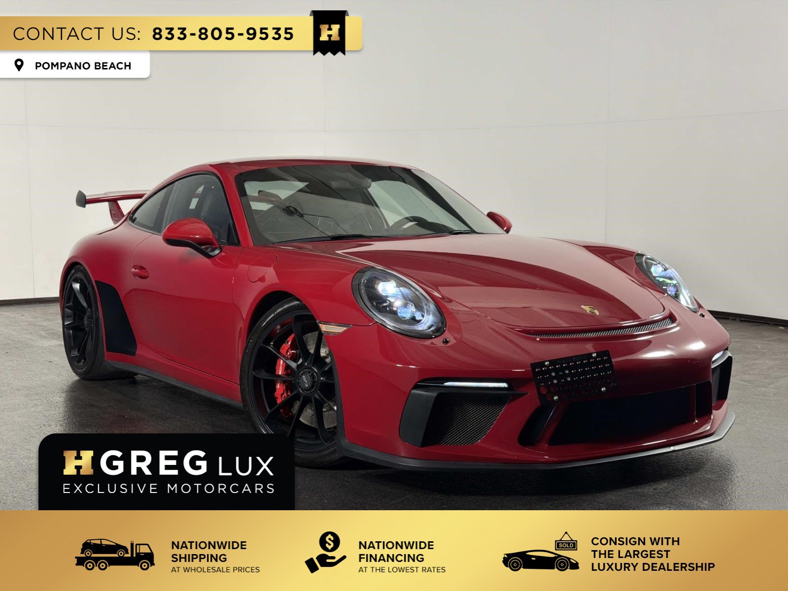 Used 2018 Porsche 911 GT3 RWD image 1
