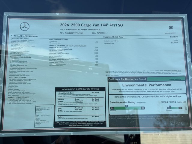 New 2026 Mercedes-Benz Sprinter 2500 image 12