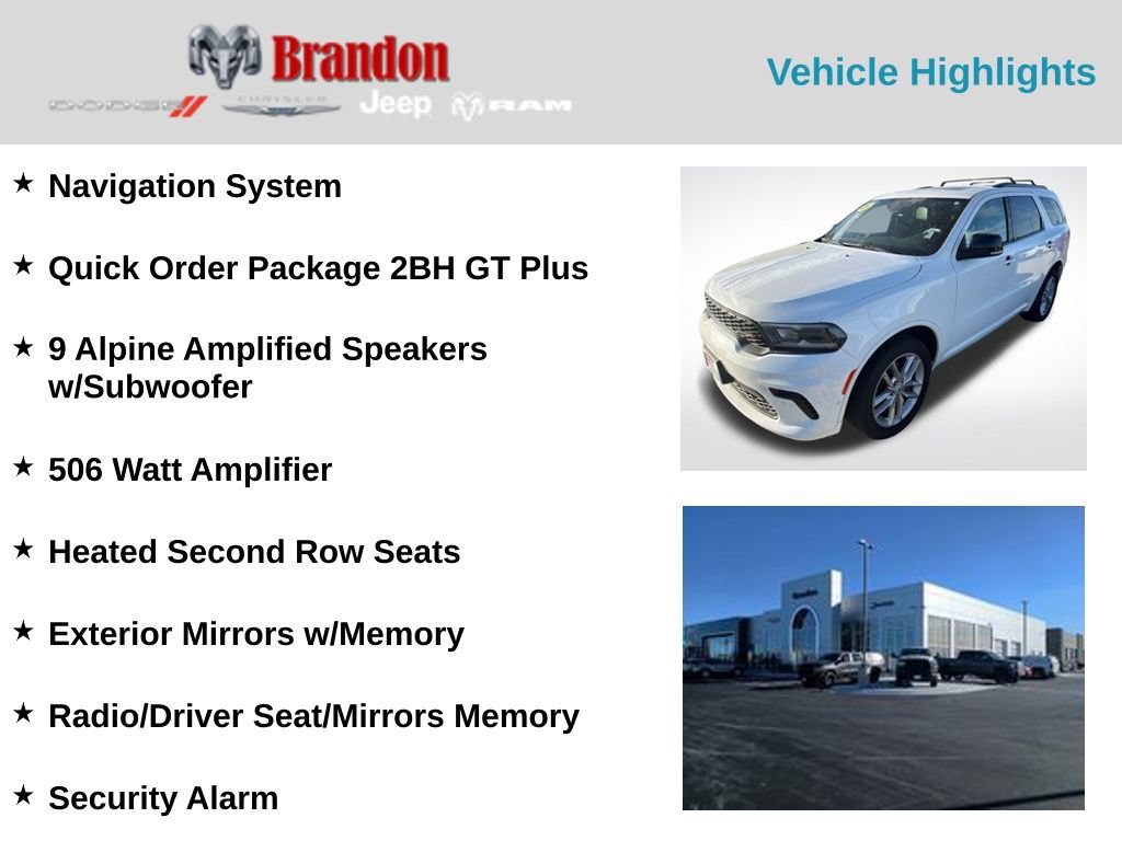 Used 2025 Dodge Durango GT AWD/4WD image 5
