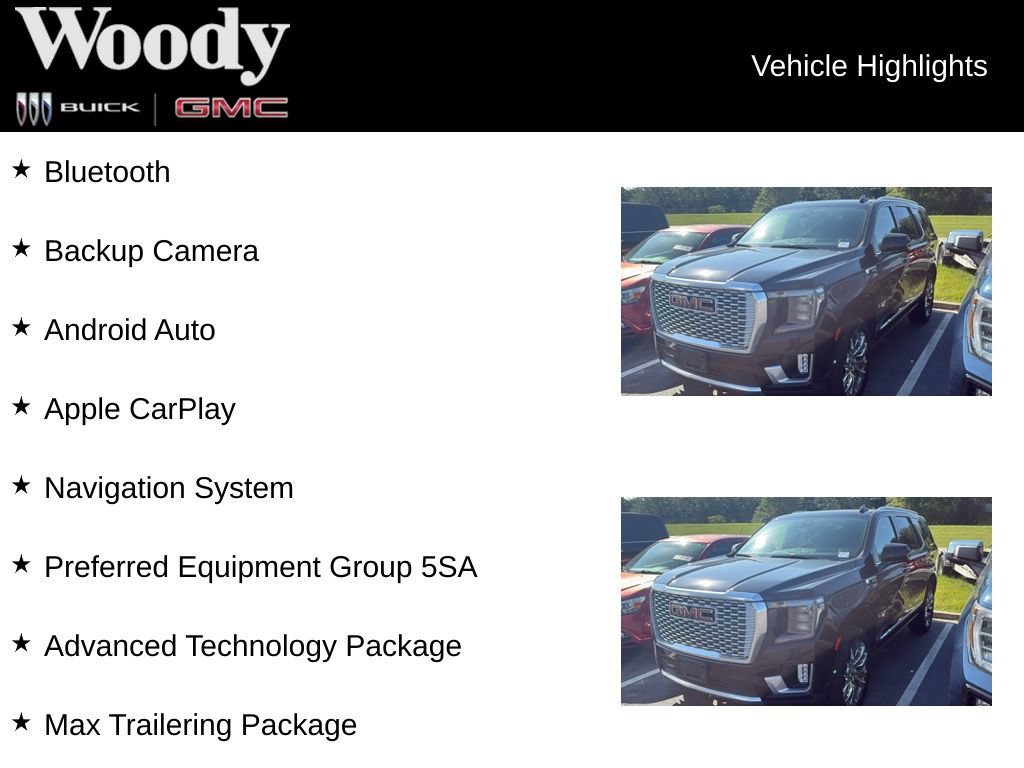 Used 2021 GMC Yukon Denali w/ Denali Premium Package AWD/4WD image 3