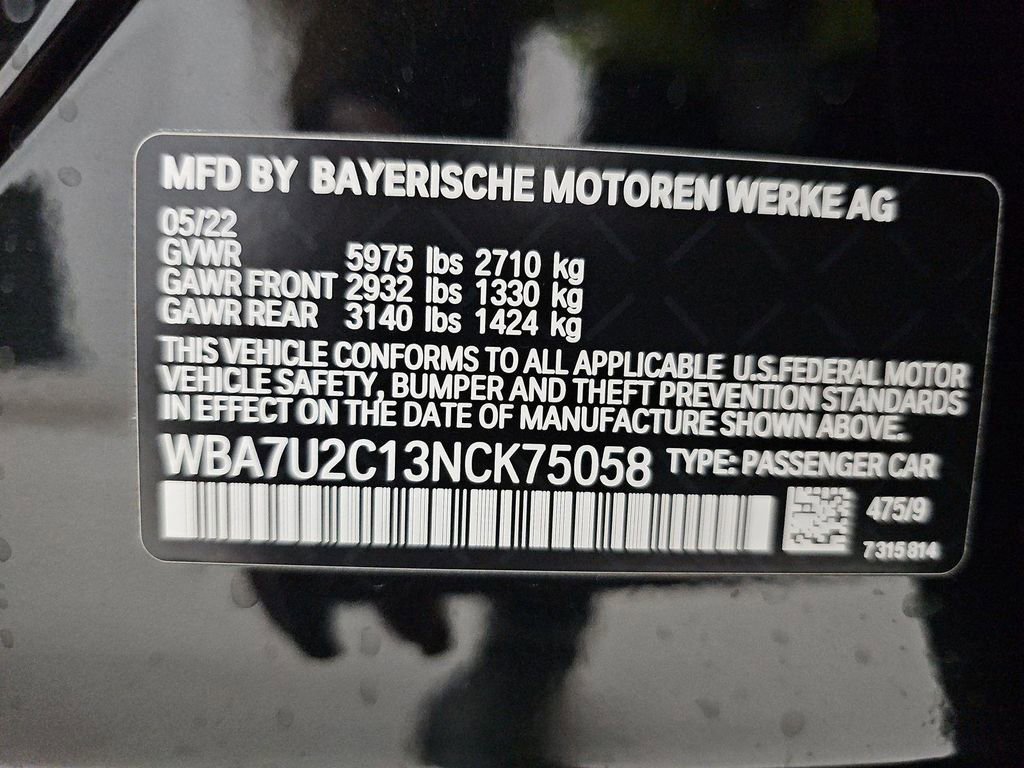 Used 2022 BMW ALPINA B7 xDrive ALPINA B7 xDrive w/ Luxury Rear Seating Package image 21