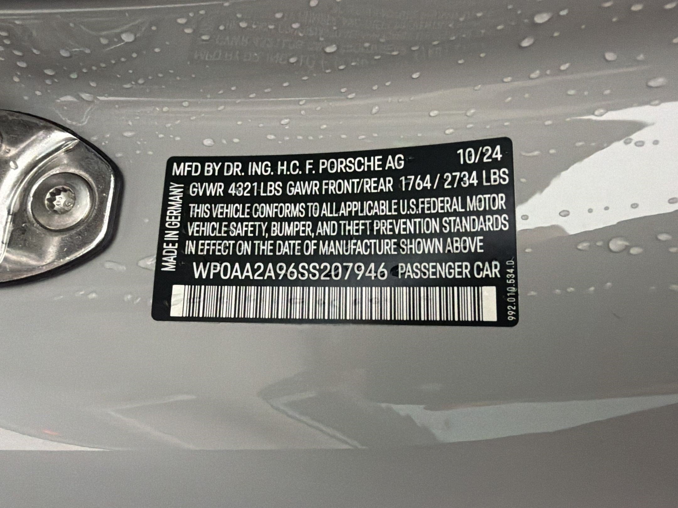 Certified 2025 Porsche 911 Carrera RWD image 20