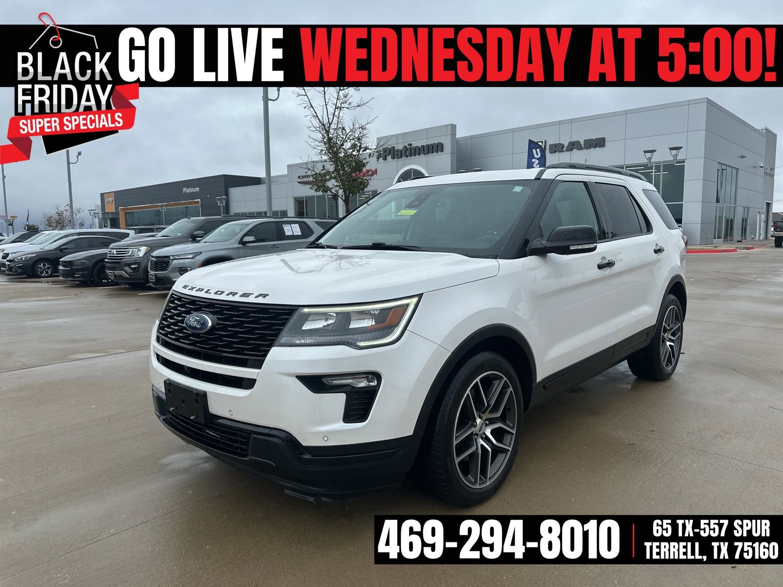 Used 2018 Ford Explorer Sport w/ Equipment Group 401A