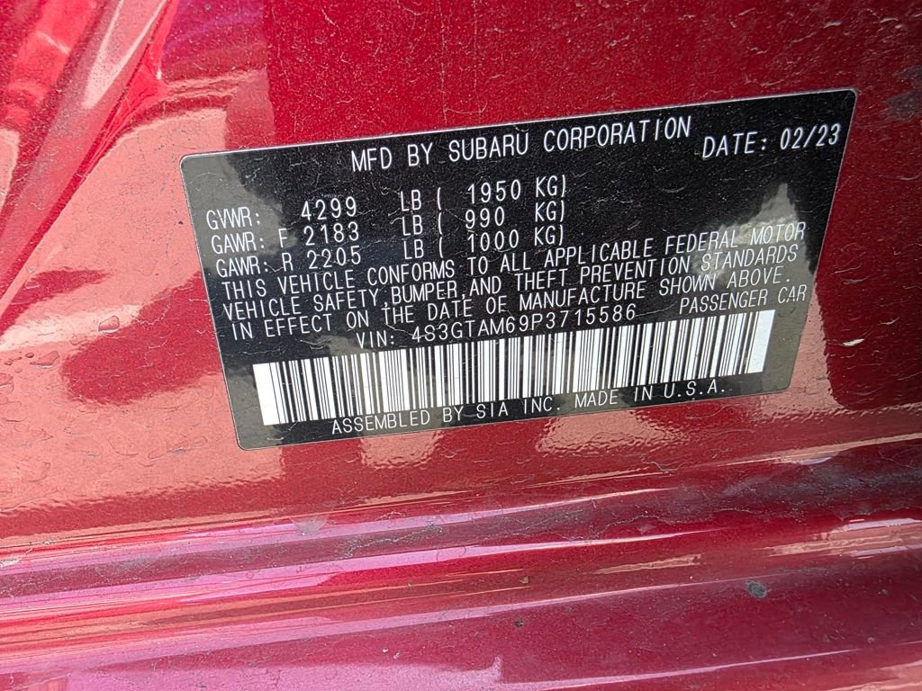 Certified 2023 Subaru Impreza 2.0i Sport AWD/4WD image 13