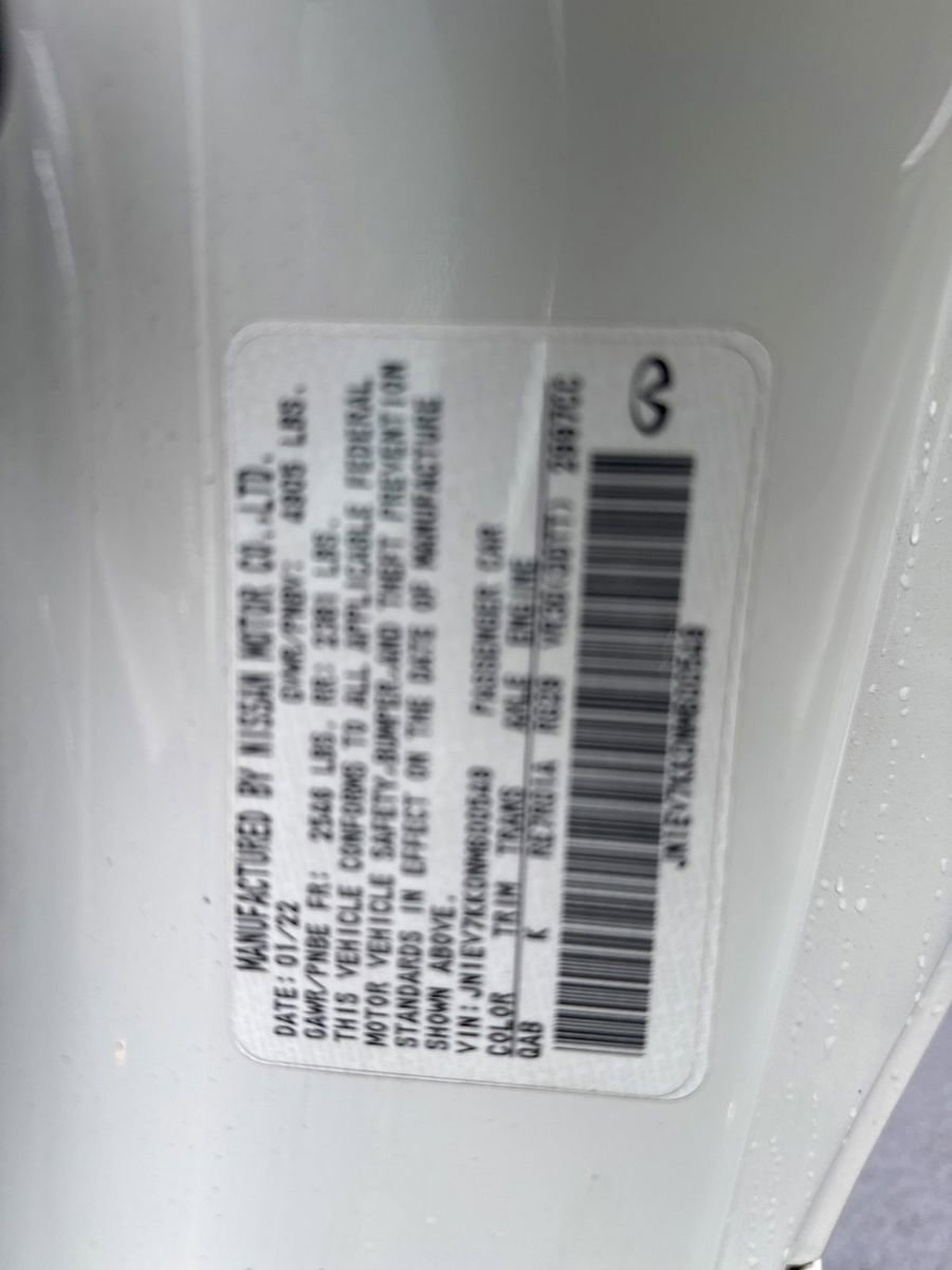 Used 2022 INFINITI Q60 3.0t Luxe w/ Essential Package image 8