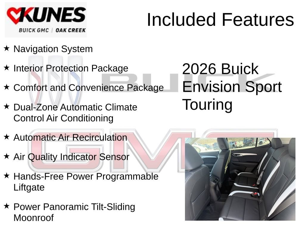 New 2026 Buick Envision Sport Touring AWD/4WD image 2