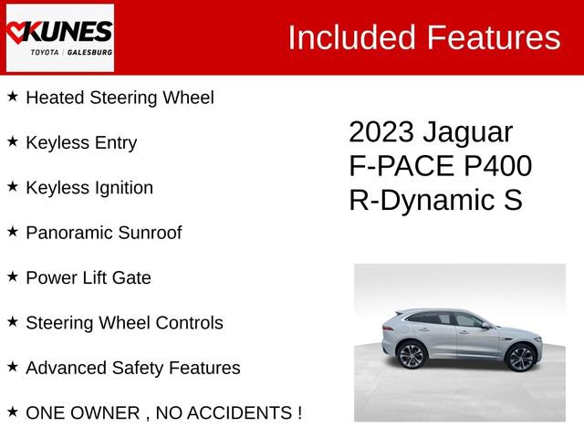 Used 2023 Jaguar F-PACE R-Dynamic S image 3