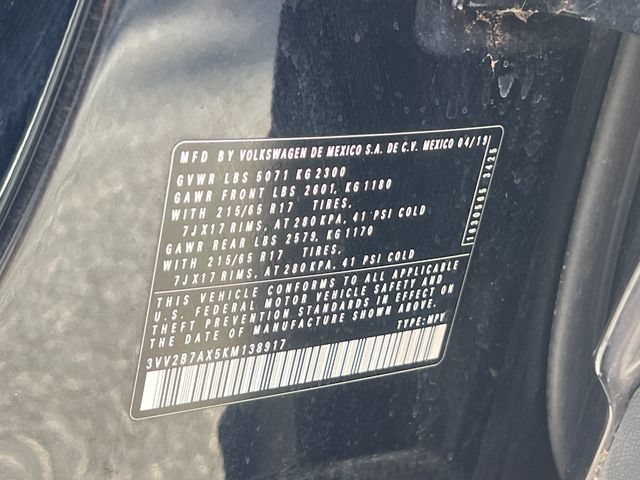Used 2019 Volkswagen Tiguan SE w/ Panoramic Sunroof Package AWD/4WD image 30