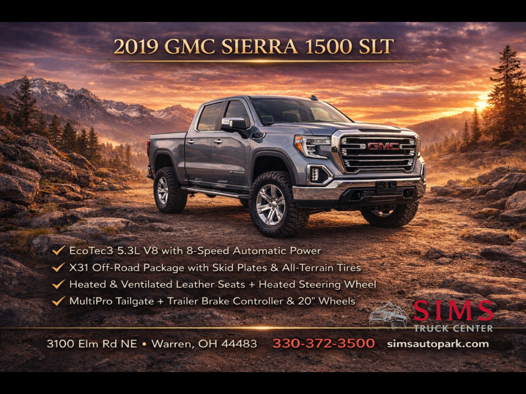 Certified 2019 GMC Sierra 1500 SLT w/ SLT Premium Package