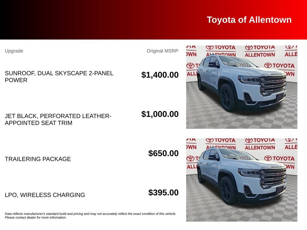 Used 2021 GMC Acadia AT4 w/ Trailering Package AWD/4WD image 5