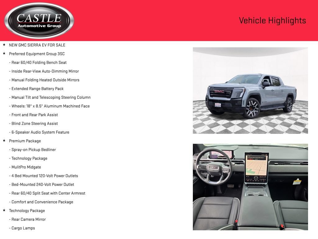 New 2026 GMC Sierra EV Elevation w/ Premium Package AWD/4WD image 3