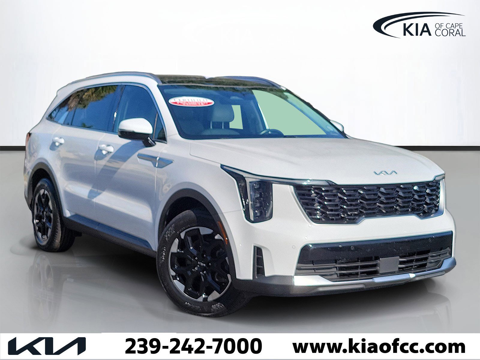 Certified 2024 Kia Sorento S w/ Panoramic Sunroof Package