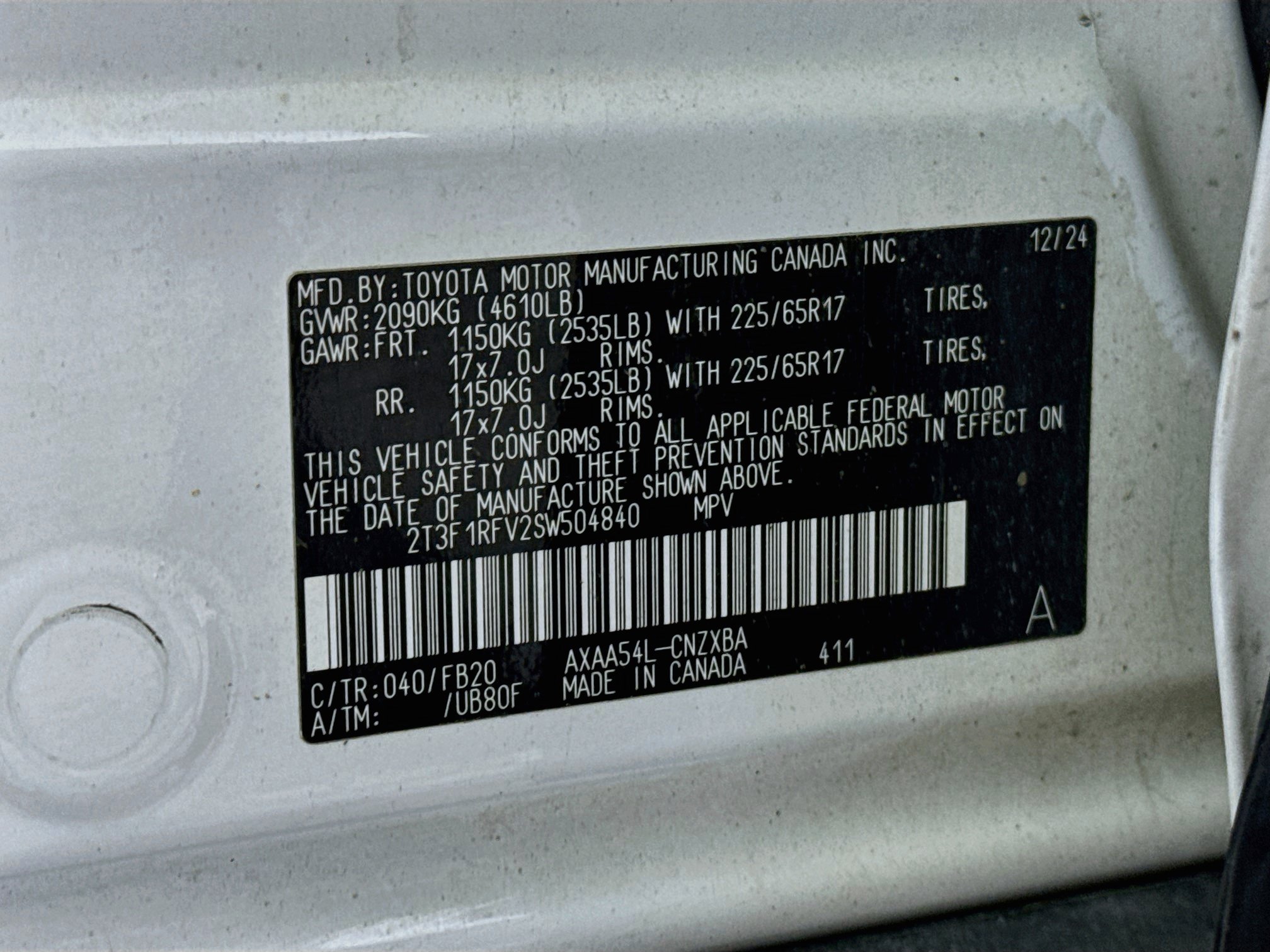 Certified 2025 Toyota RAV4 LE AWD/4WD image 31