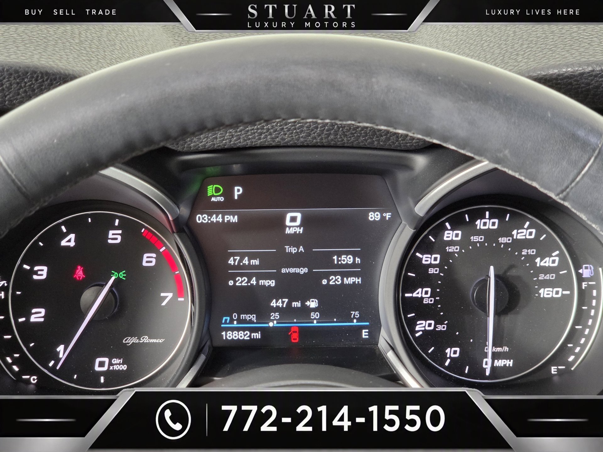 Used 2020 Alfa Romeo Stelvio Sport w/ Quick Order Package 22K Sport RWD image 9