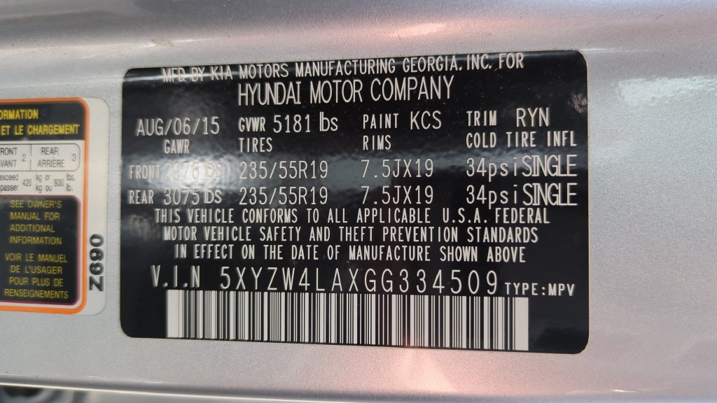 Used 2016 Hyundai Santa Fe Sport 2.0T w/ Option Group 05 FWD image 26