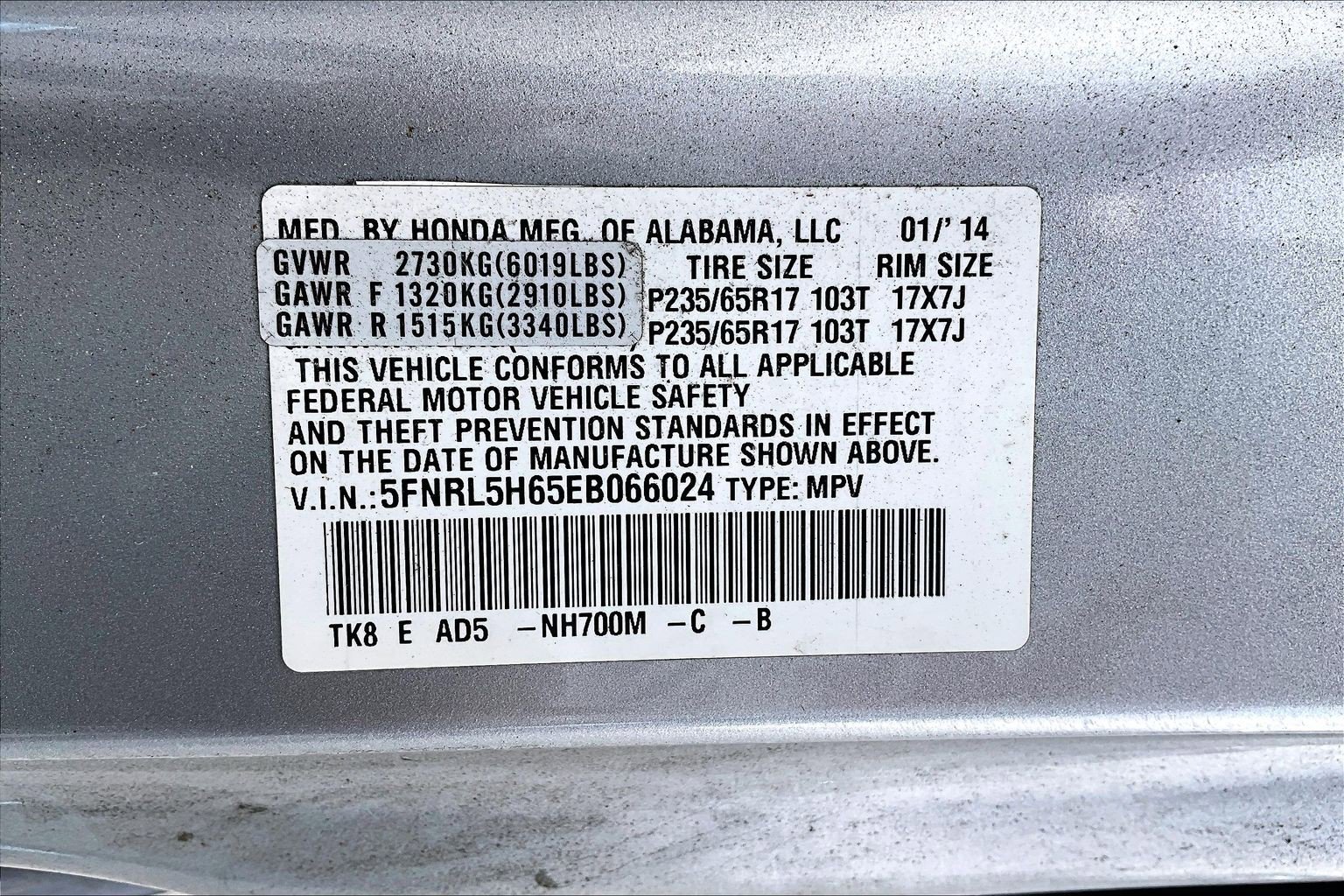 Used 2014 Honda Odyssey EX-L image 27