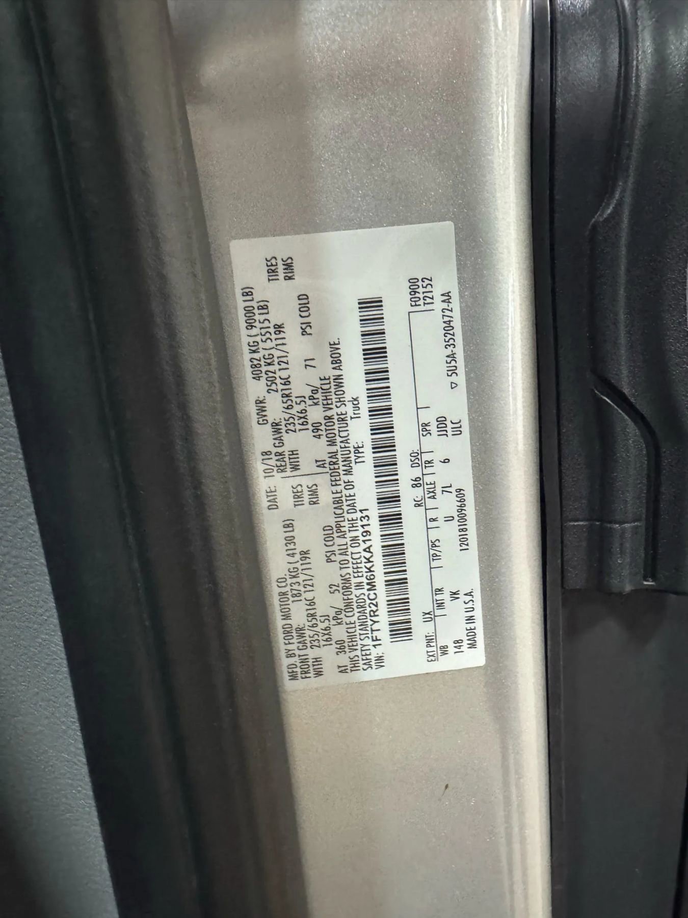 Used 2019 Ford Transit 250 148 Medium Roof image 62