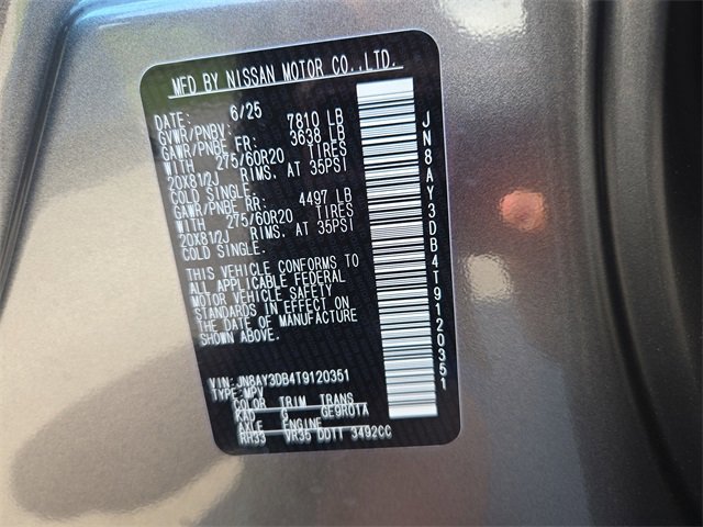 New 2026 Nissan Armada PRO-4X image 53