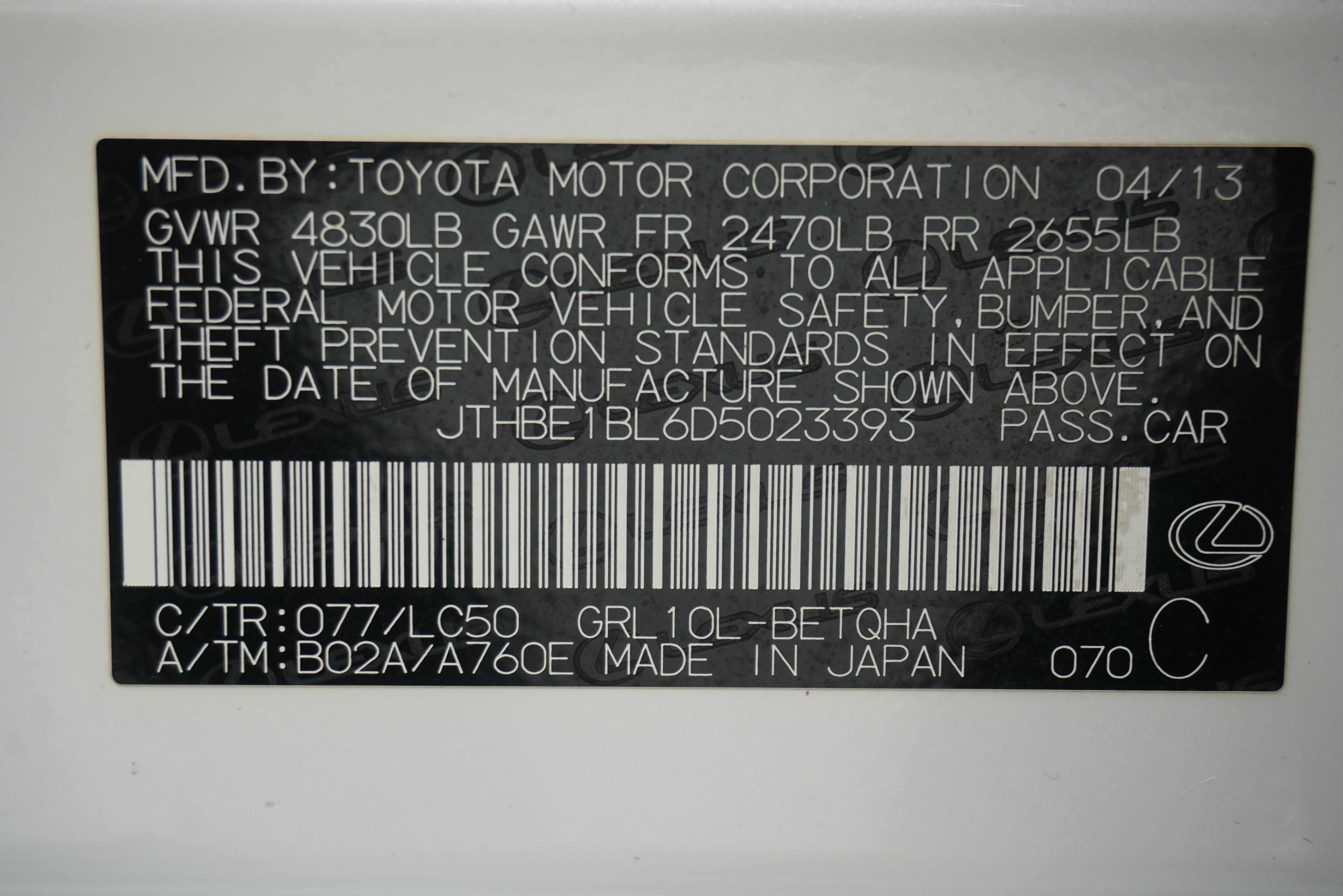 Used 2013 Lexus GS 350 w/ Premium Pkg RWD image 37