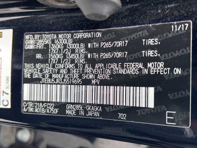 Used 2018 Toyota 4Runner TRD Off-Road AWD/4WD image 27