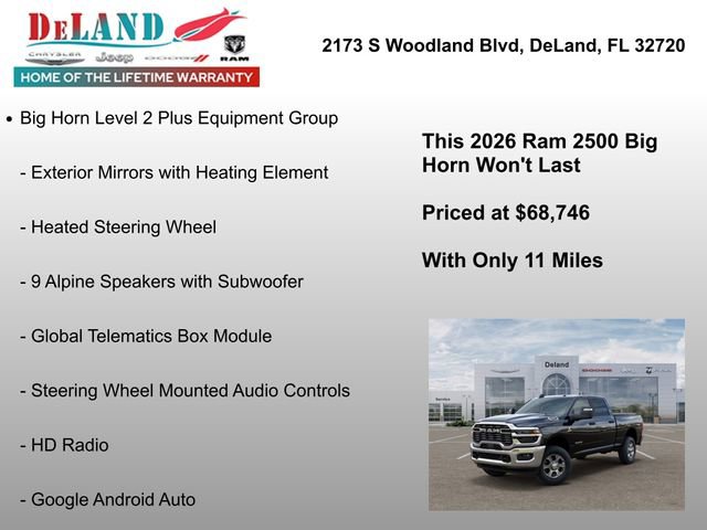 New 2026 RAM 2500 Big Horn image 33