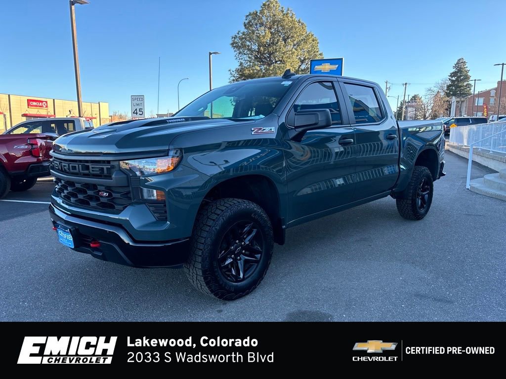 Certified 2025 Chevrolet Silverado 1500 Custom Trail Boss image 1