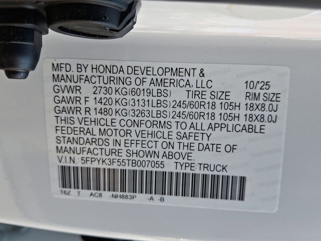 New 2026 Honda Ridgeline RTL image 10