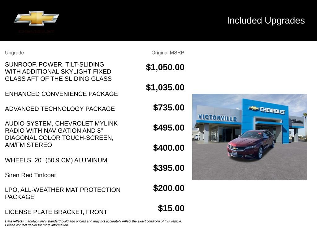 Used 2016 Chevrolet Impala LTZ w/ Enhanced Convenience Package FWD image 5