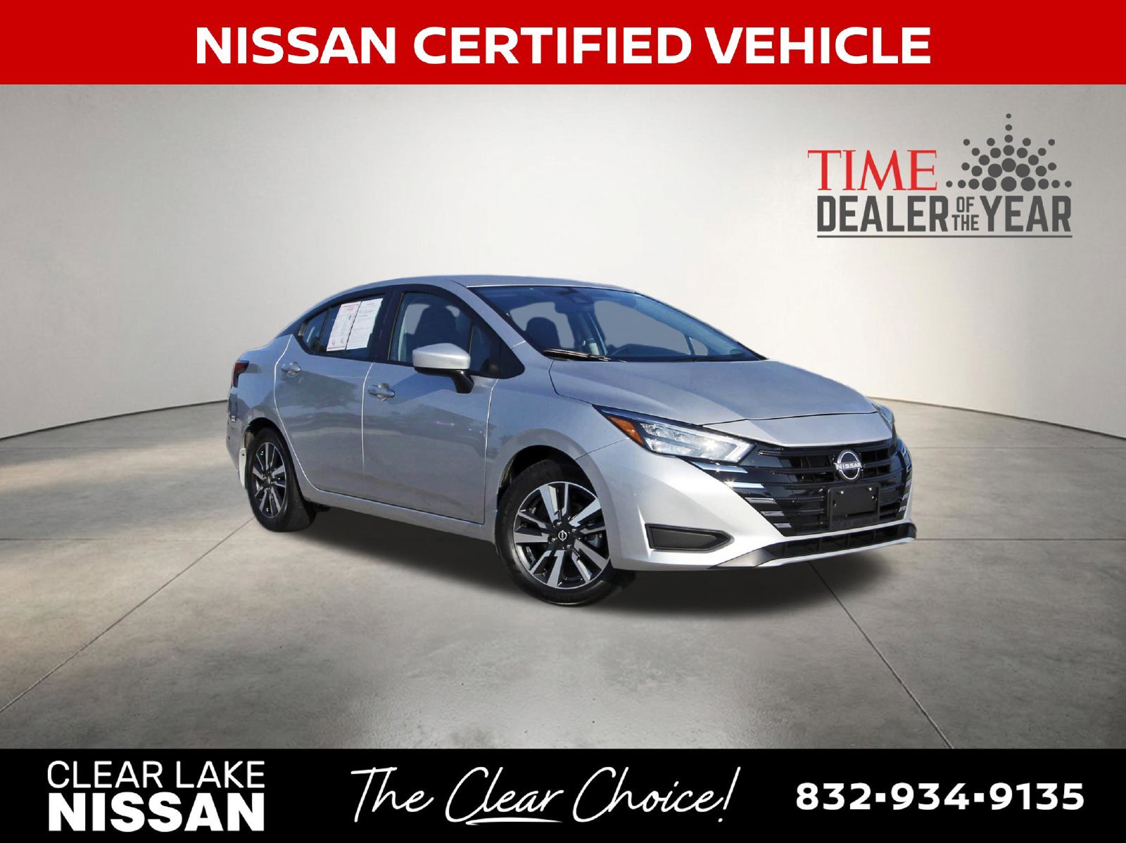 Certified 2025 Nissan Versa SV w/ Trunk Package