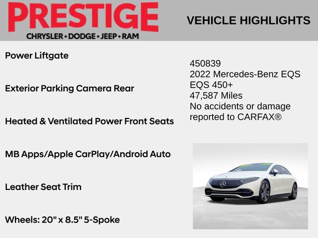 Used 2022 Mercedes-Benz EQS 450+ 450 image 4