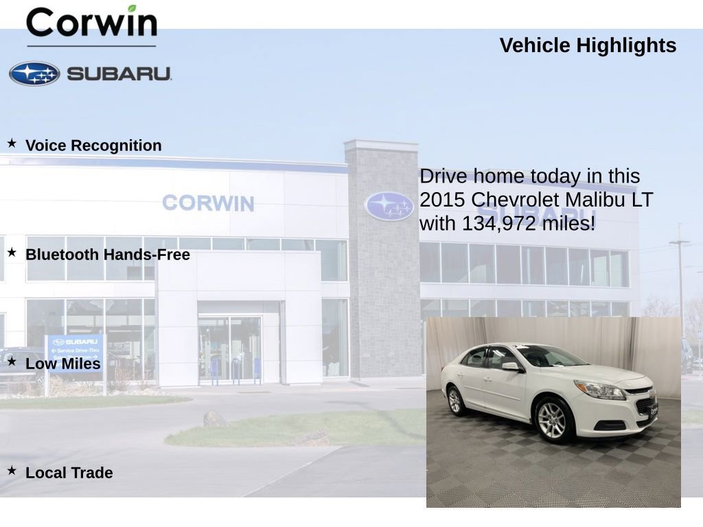 Used 2015 Chevrolet Malibu LT w/ Power Convenience Package image 6