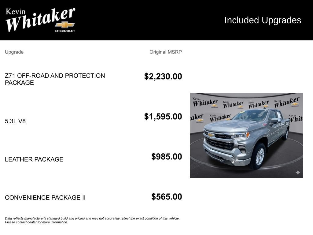 Certified 2026 Chevrolet Silverado 1500 LT AWD/4WD image 36