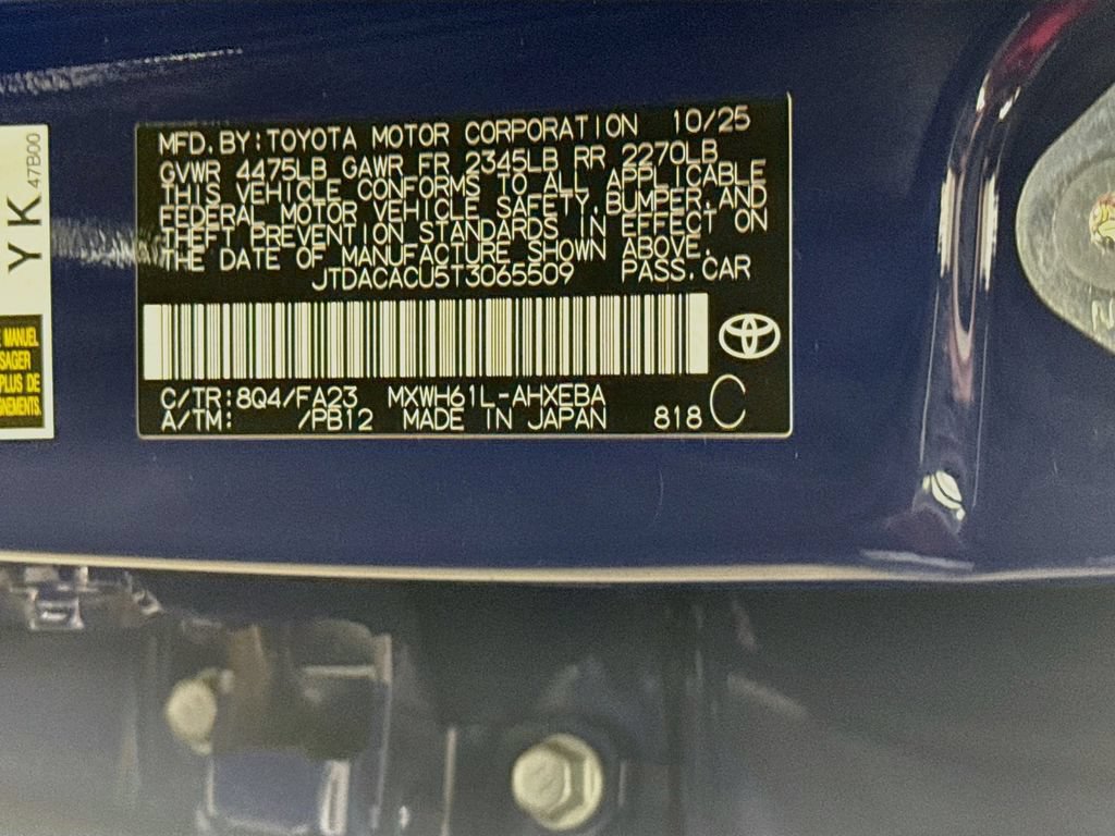 Certified 2026 Toyota Prius Plug-In Hybrid FWD image 28