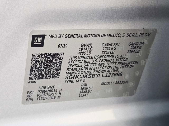 Used 2020 Chevrolet Trax LS w/ Tint and Cruise Package image 29