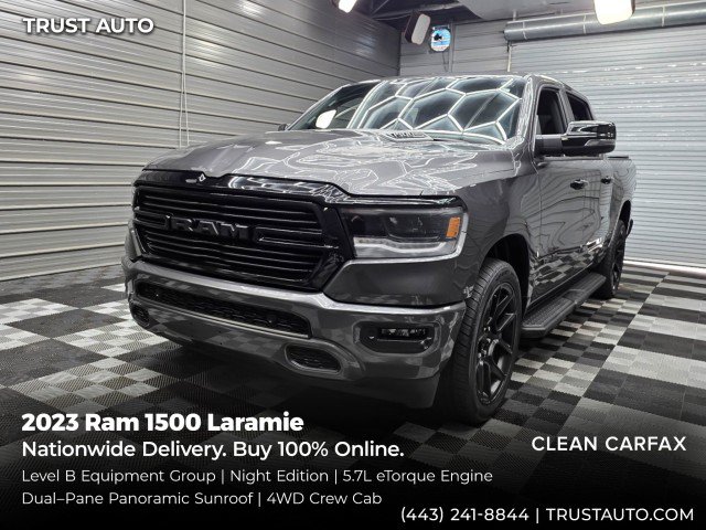 Used 2023 RAM 1500 Laramie AWD/4WD video 1
