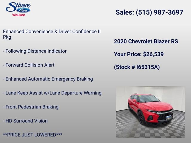 Used 2020 Chevrolet Blazer RS AWD/4WD image 22