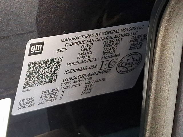 Used 2025 Chevrolet Suburban High Country w/ Sun And Tow Package image 29