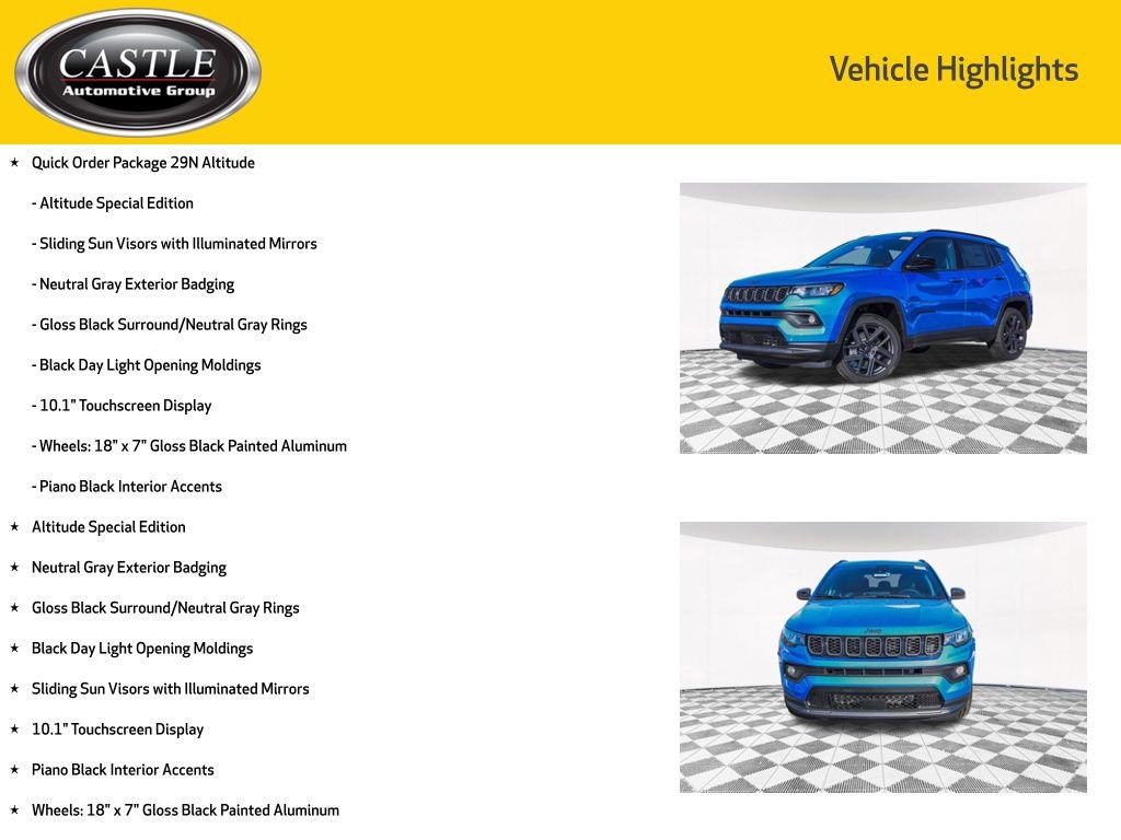 New 2026 Jeep Compass Latitude image 3