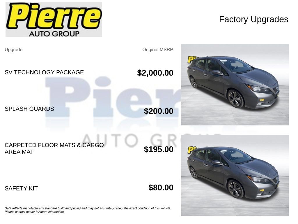 Used 2020 Nissan Leaf SV w/ SV Technology Package image 2