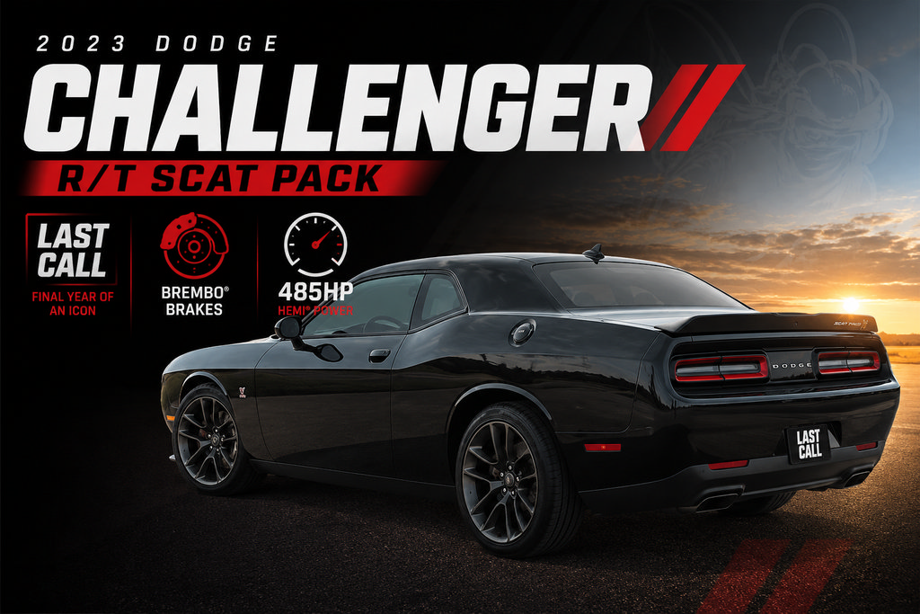 Used 2023 Dodge Challenger R/T Scat Pack w/ Plus Package RWD image 8