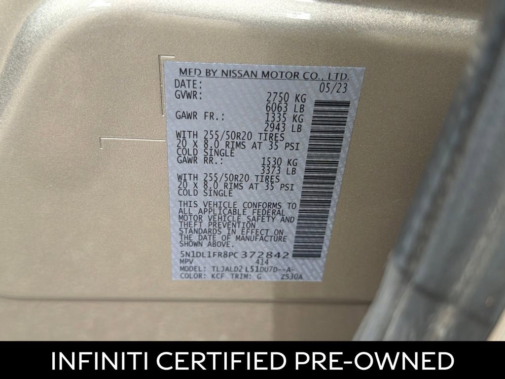Certified 2023 INFINITI QX60 Luxe w/ Performance Audio Package FWD image 28